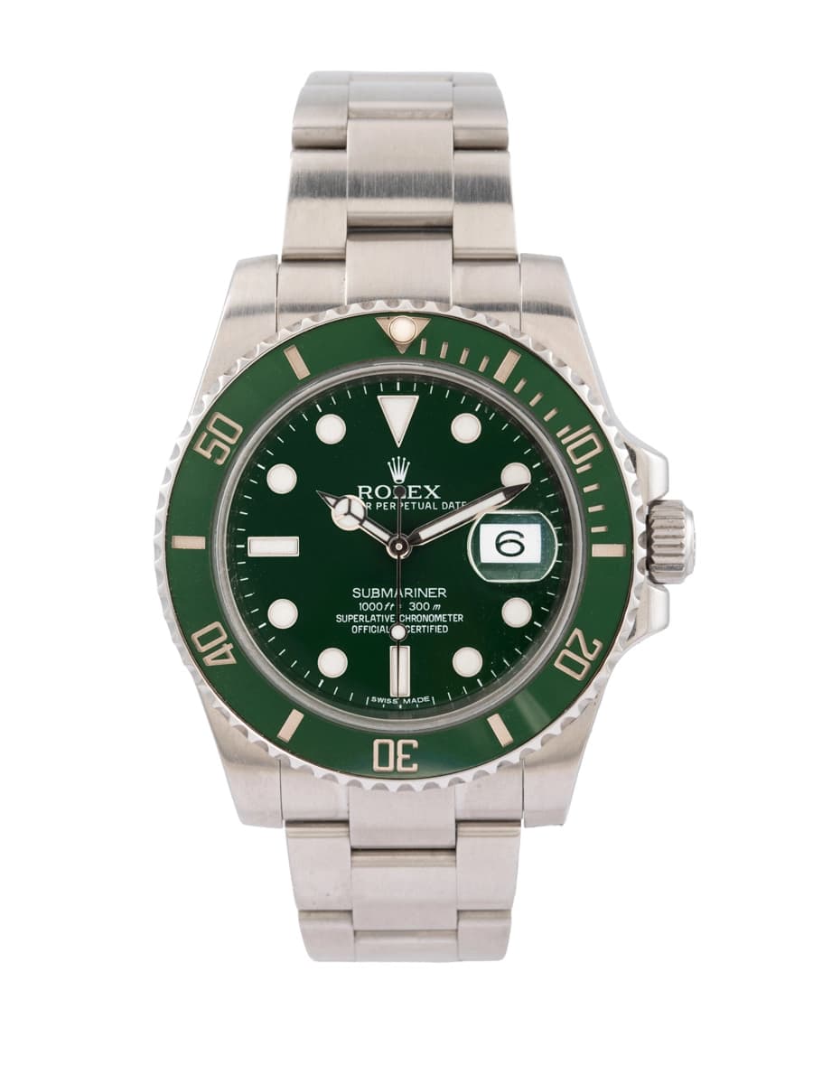 ROLEX SUBMARINER DATE VERDE HULK 40MM IN ACCIAIO REF. 116610LV
