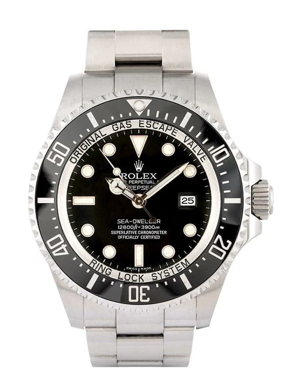 ROLEX DEEP-SEA BLACK DIAL 44MM IN ACCIAIO REF. 126660