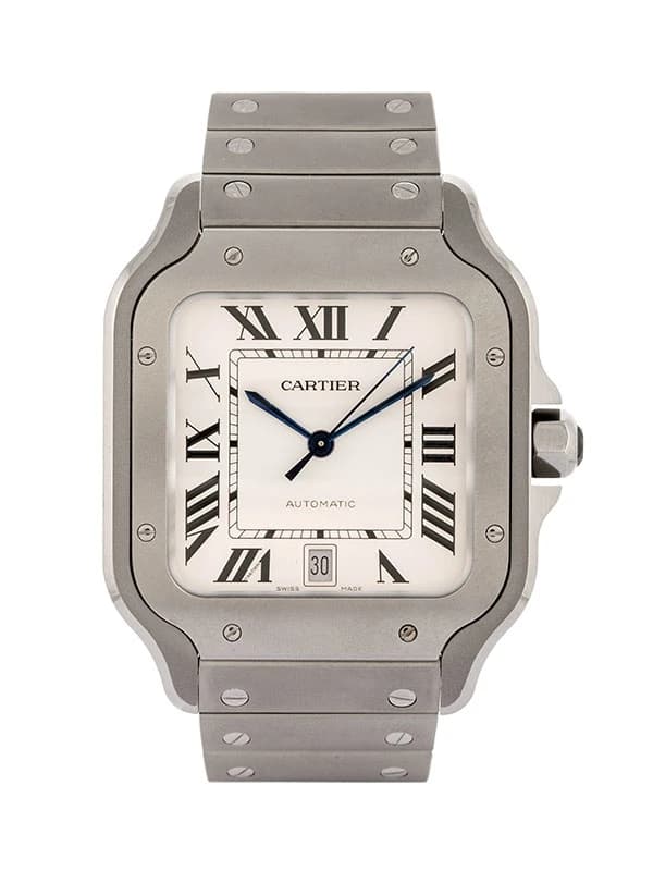 CARTIER SANTOS DE CARTIER MODELLO GRANDE IN TITANIO REF. WSSA0089