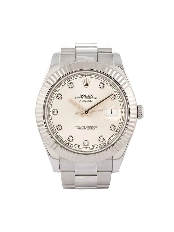 ROLEX DATEJUST II 41MM IN ACCIAIO E DIAMANTI REF. 116334