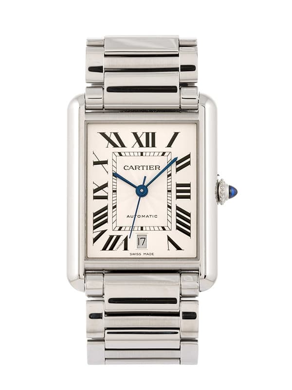 CARTIER TANK MUST MODELLO EXTRA LARGE IN ACCIAIO REF. WSTA0053