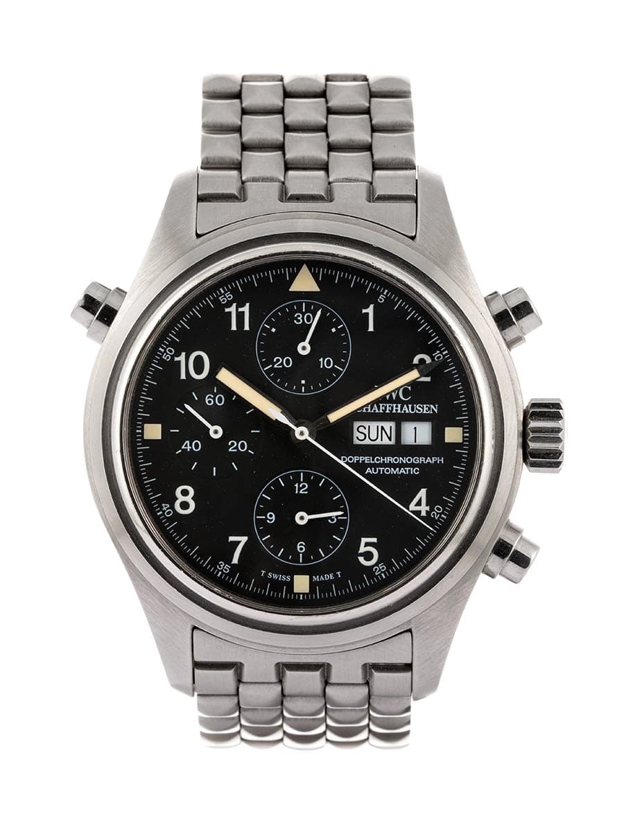 IWC DOPPELCHRONOGRAPH 42MM IN ACCIAIO REF. 3713