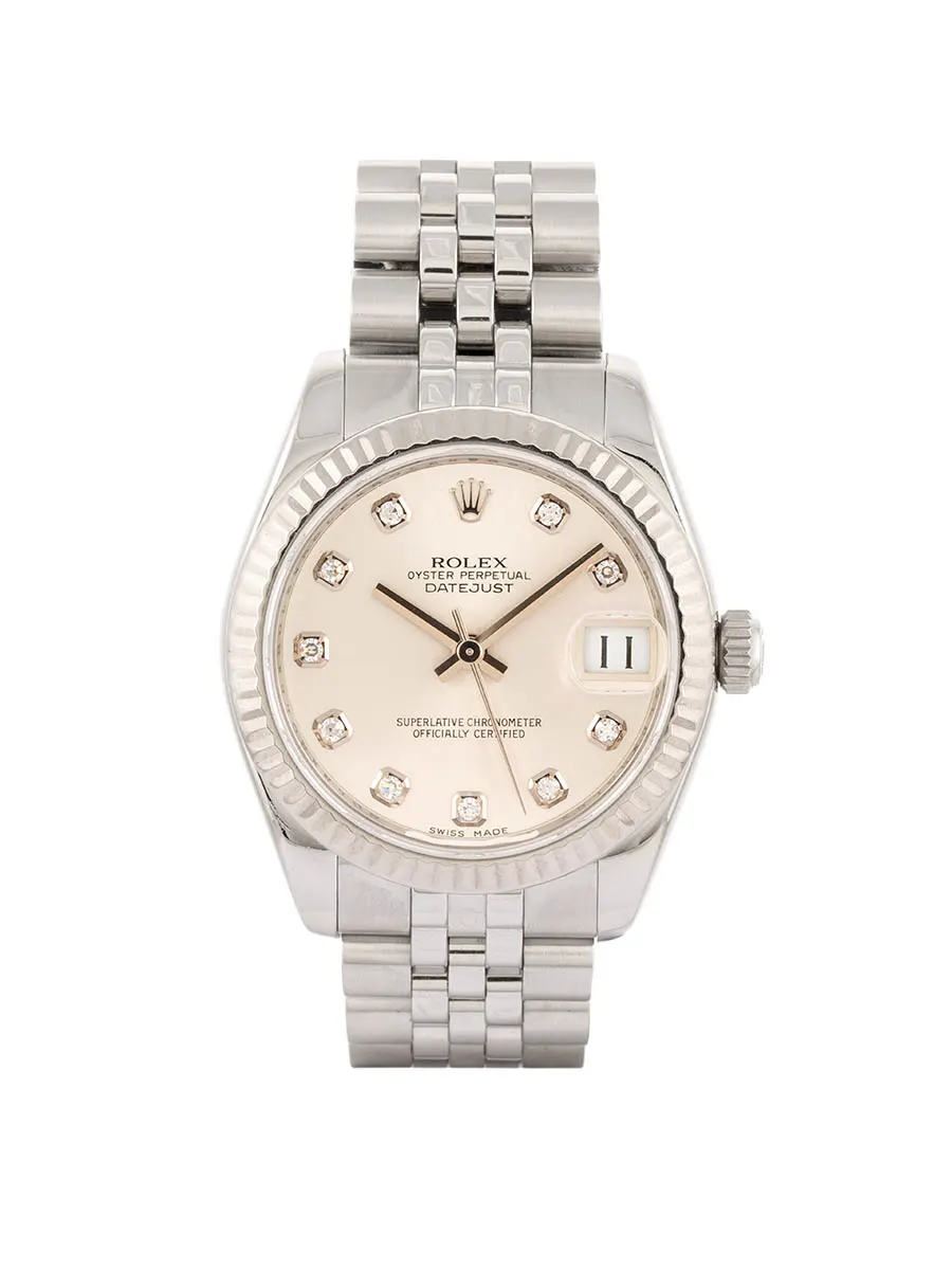 ROLEX DATEJUST 31MM IN ACCIAIO CON DIAMANTI REF. 178274