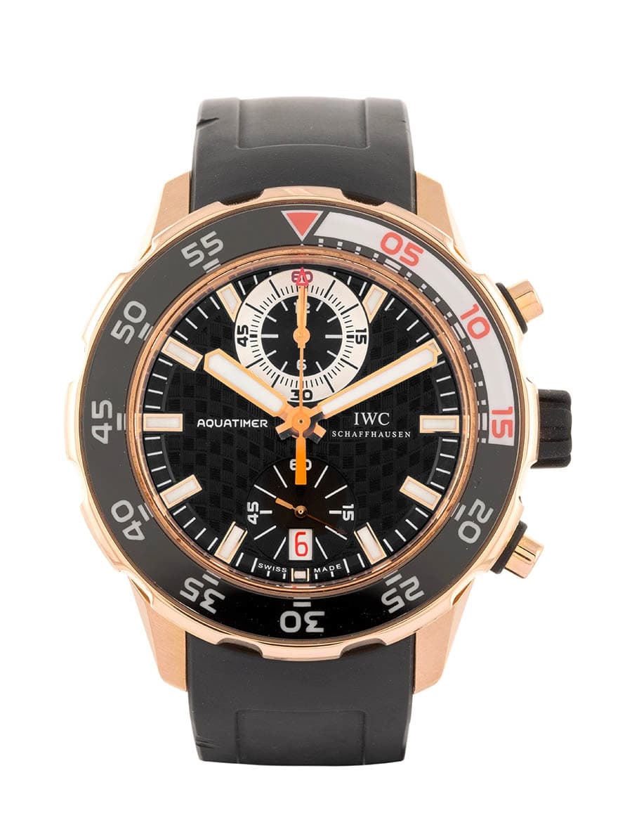 IWC AQUATIMER CHRONOGRAPH 44MM IN ORO ROSA 18KT E CAUCCIU' REF. IW376903