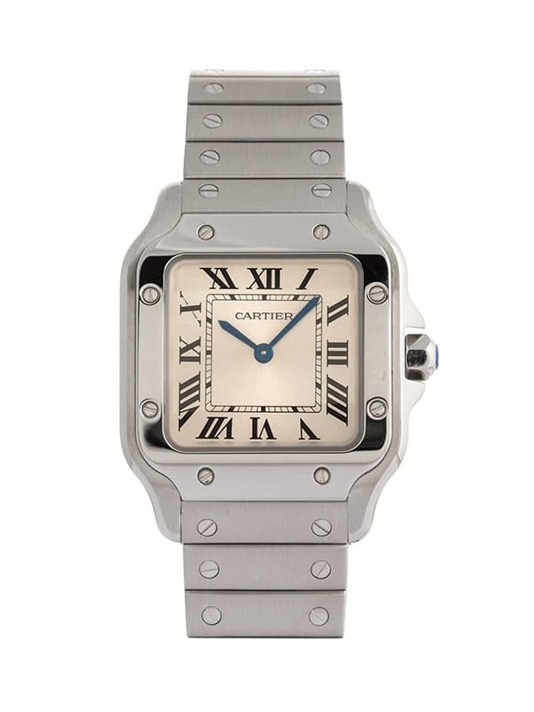 CARTIER SANTOS DE CARTIER MODELLO PICCOLO IN ACCIAIO REF. WSSA0082