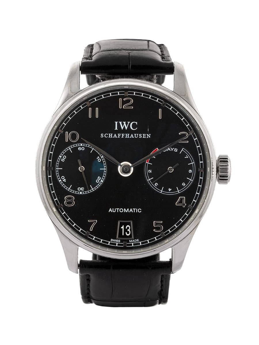IWC PORTOGHESE AUTOMATIC POWER RESERVE 42MM IN ACCIAIO REF. IW5001