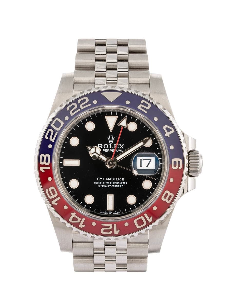 ROLEX GMT-MASTER II PEPSI JUBILE' 40MM IN ACCIAIO REF. 126710BLRO