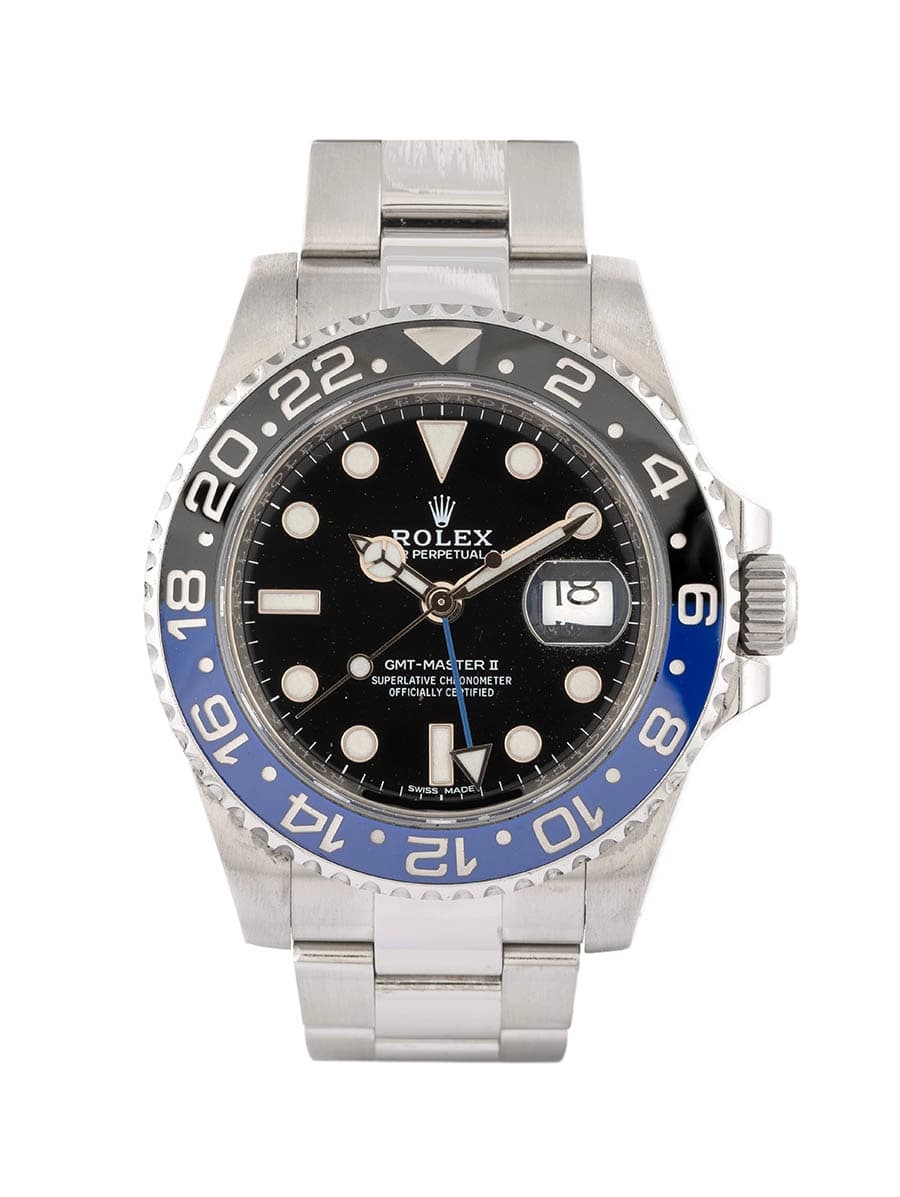 ROLEX GMT-MASTER II BATMAN 40MM IN ACCIAIO REF. 116710BLNR