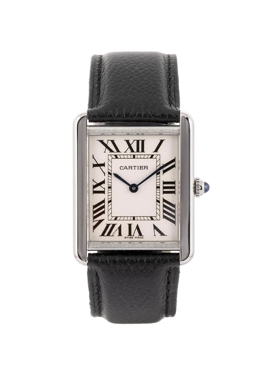 CARTIER TANK SOLO MODELLO GRANDE IN ACCIAIO REF. WSTA0028