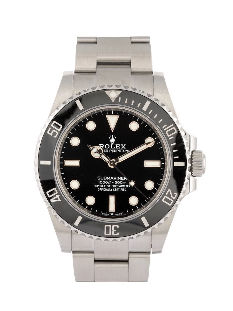 ROLEX SUBMARINER NO DATA 41MM IN ACCIAIO REF. 124060