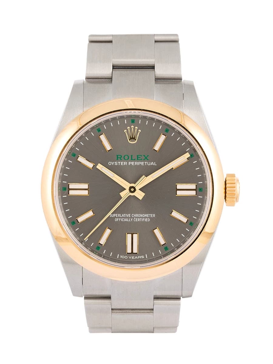 ROLEX OYSTER PERPETUAL 100TH ANNIVERSARY 41MM IN ACCIAIO E ORO GIALLO 18KT REF. 134303