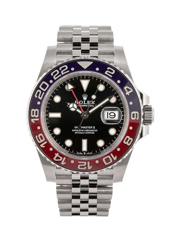 ROLEX GMT-MASTER II PEPSI JUBILE' 40MM IN ACCIAIO REF. 126710BLRO