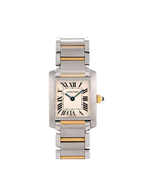 CARTIER TANK FRANCAISE IN ACCIAIO E ORO GIALLO 18KT REF. 2384