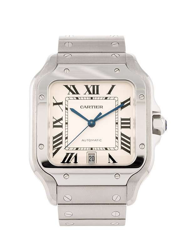 CARTIER SANTOS MODELLO GRANDE IN ACCIAIO REF. WSSA0018