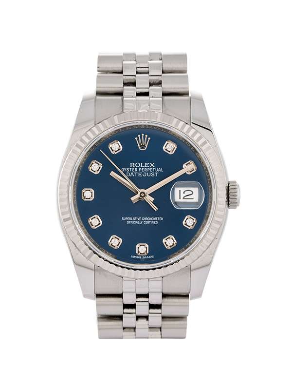 ROLEX DATEJUST 36MM IN ACCIAIO CON DIAMANTI REF. 116234