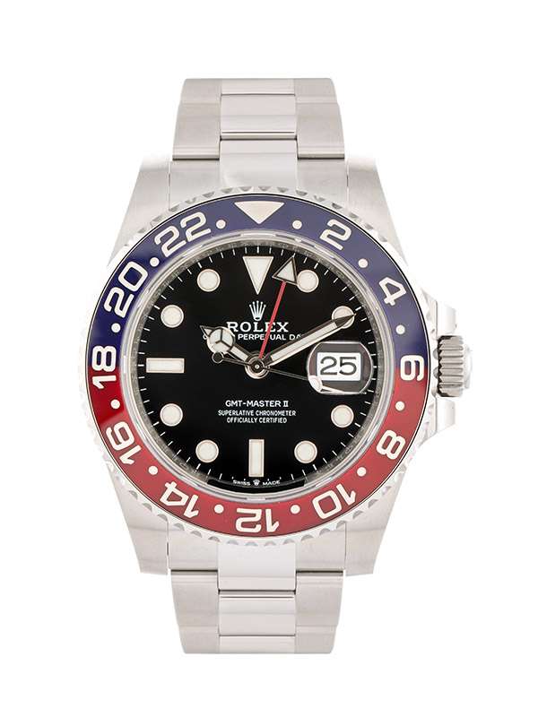 ROLEX GMT-MASTER II PEPSI OYSTER 40MM IN ACCIAIO REF. 126710BLRO