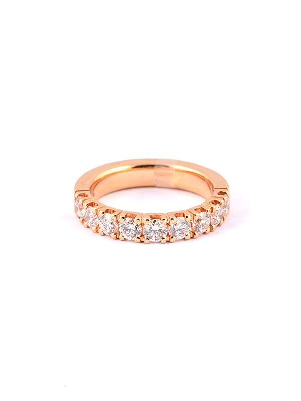 FEDINA MEZZA ETERNELLE IN ORO ROSA 18KT CON DIAMANTI