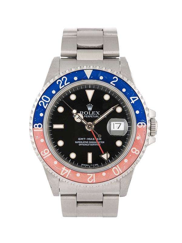 ROLEX GMT-MASTER PEPSI CON SERVICE 40MM IN ACCIAIO REF. 16700