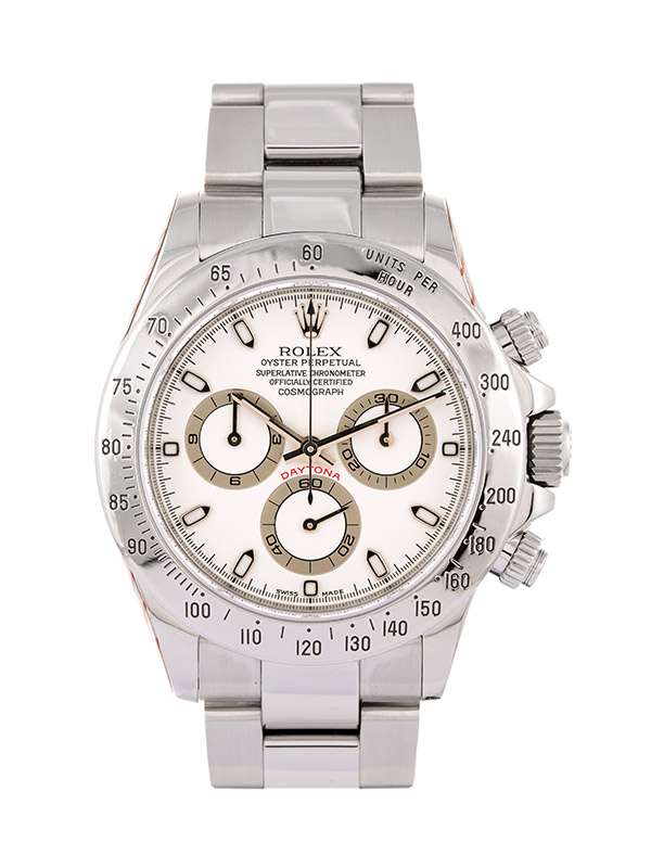 ROLEX DAYTONA CON SERVICE CREAM DIAL 40MM IN ACCIAIO REF. 116520