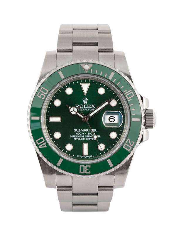 ROLEX SUBMARINER DATE VERDE HULK 40MM IN ACCIAIO REF. 116610LV