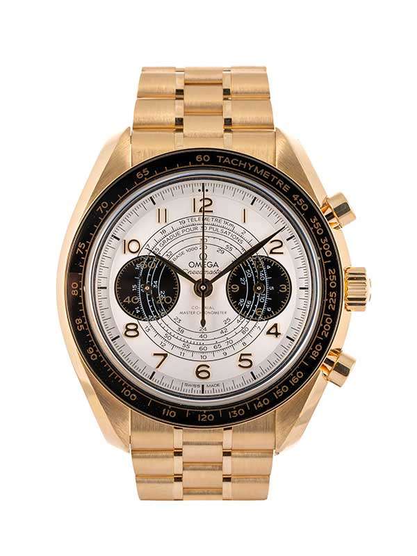 OMEGA SPEEDMASTER CHRONOSCOPE 43MM IN ORO MOONSHINE 18KT GIOCHI OLIMPICI REF. 522.60.43.51.02.001