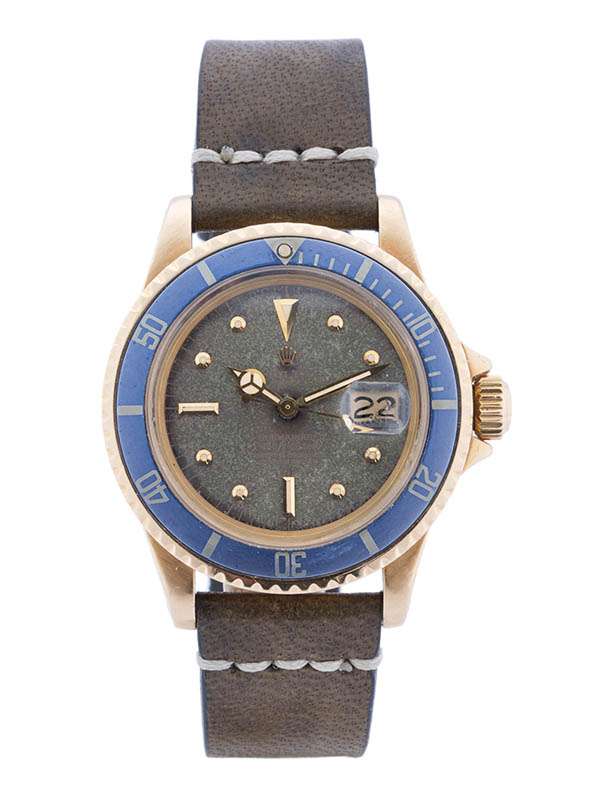 ROLEX SUBMARINER DATE TROPICAL DIAL 40MM IN ORO GIALLO 18KT REF. 1680