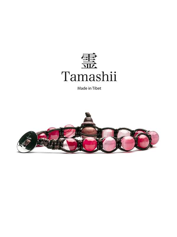 BRACCIALE TAMASHII AGATA CILIEGIA 1 GIRO MOD. BHS900-164