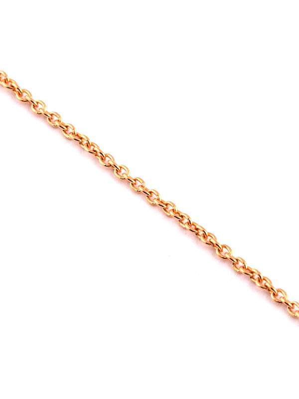 GIROCOLLO IN ORO ROSA 18KT CUORE CON RUBINI