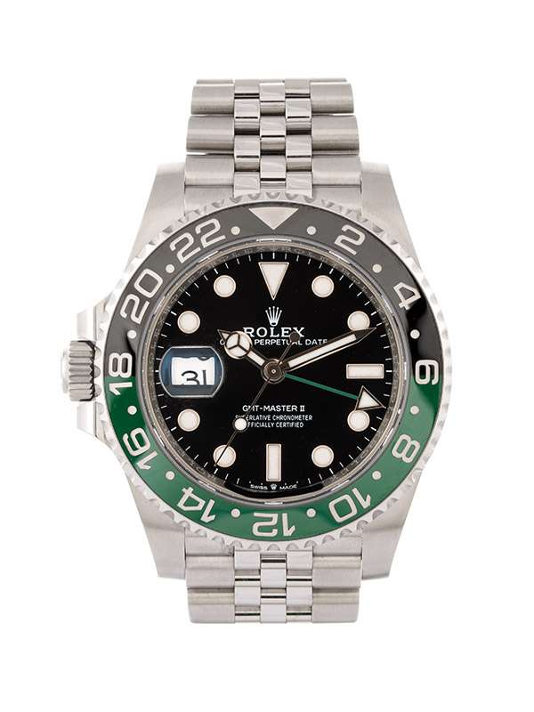 ROLEX GMT-MASTER II SPRITE MANCINO JUBILEE 40MM IN ACCIAIO REF. 126720VTNR