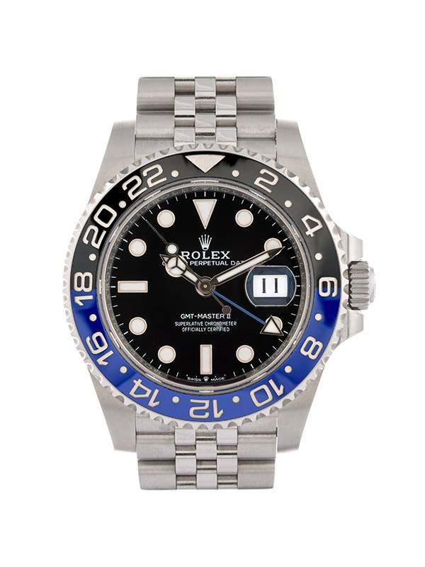 ROLEX GMT-MASTER II BATMAN JUBILE' 40MM IN ACCIAIO REF. 126710BLNR