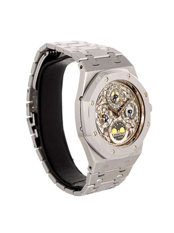 AUDEMARS PIGUET ROYAL OAK PERPETUAL CALENDAR SKELETON DIAL CON ESTRATTO 39MM IN ACCIAIO REF. 25829ST